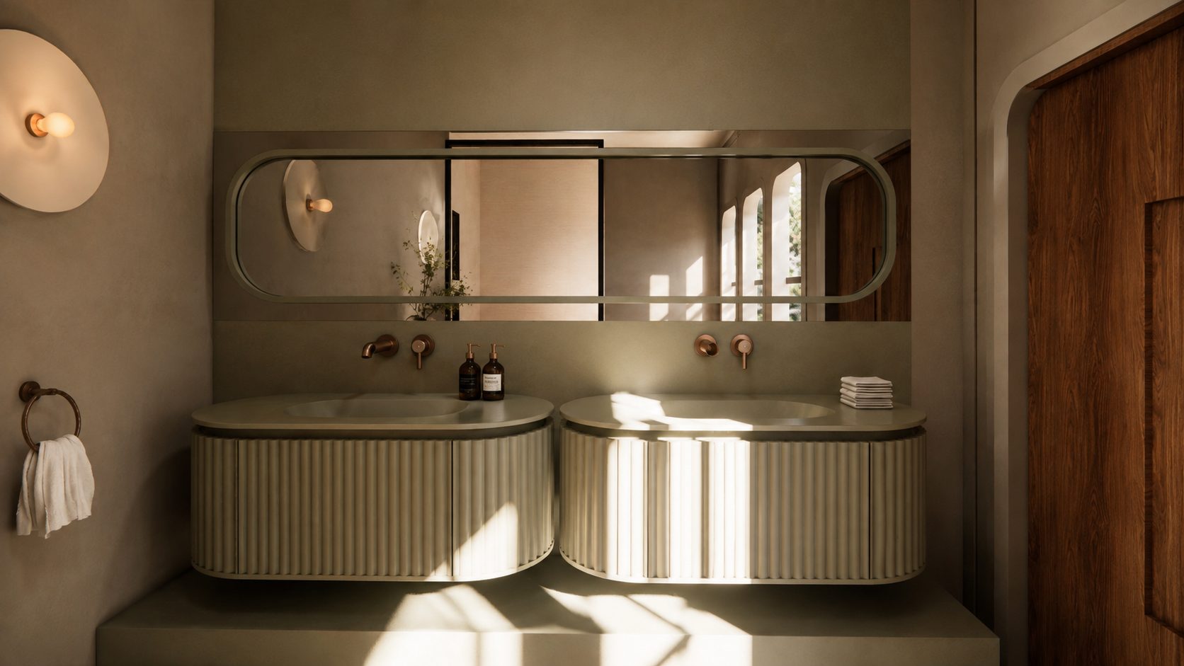 Salle de bain, étude de style