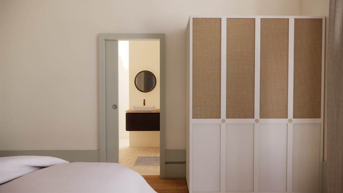 Chambre et dressing, suite parentale